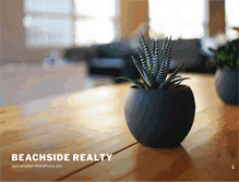 Tablet Screenshot of beachside-realty.com
